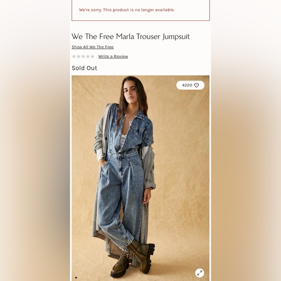 We The Free Marla Trouser Jumpsuit - Picture 6 of 15